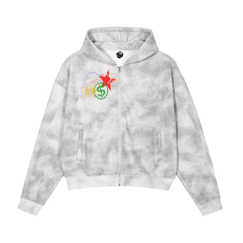 TRENCHÉ Stamped Zip Up